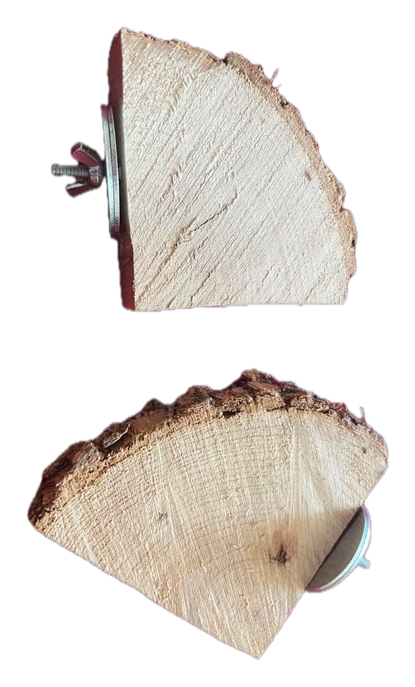 Corner Perch, handmade bird toy